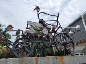things to do in salem, herb mackey's metal sculpture yard salem ma